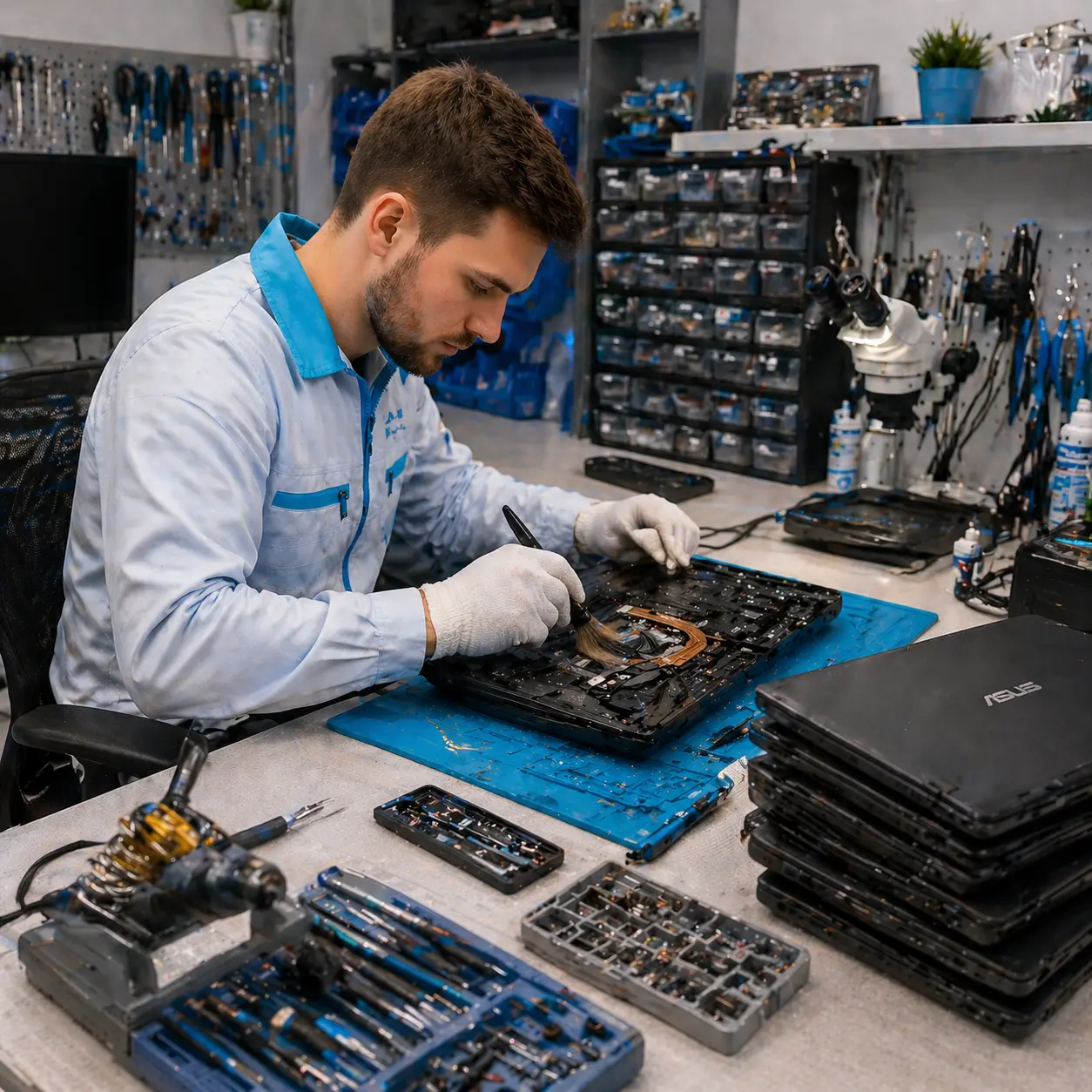 чистка ноутбука Asus в Можайске