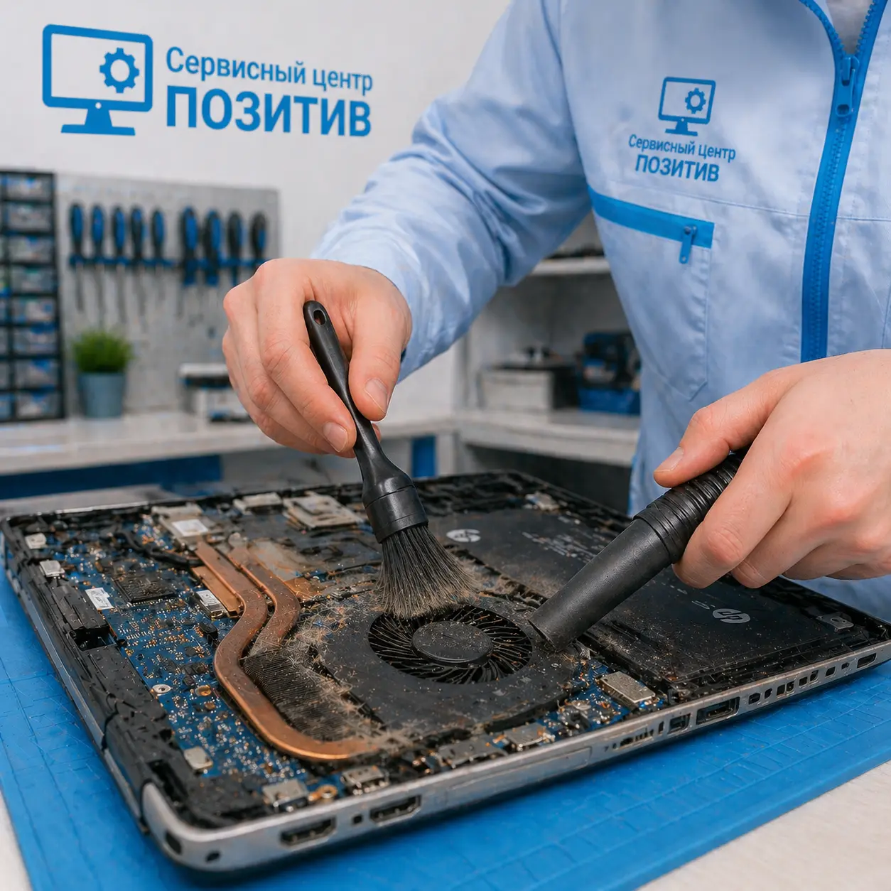 чистка ноутбука HP в Можайске