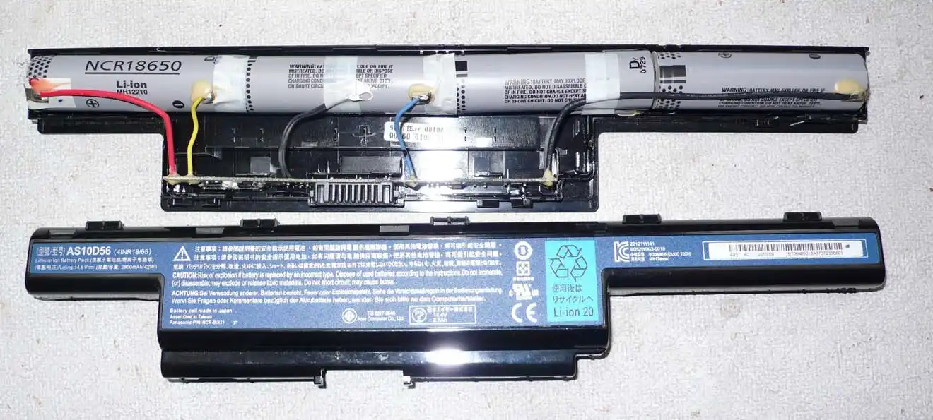 Восстановление и замена аккумуляторов (АКБ) ноутбука в Можайске