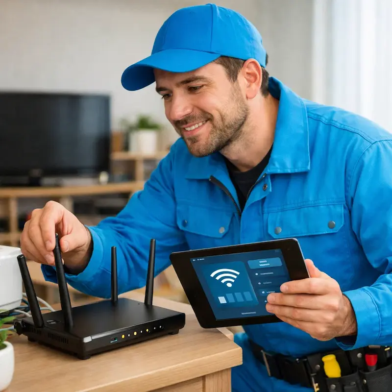 Настройка Wi-Fi для квартиры, дома и офиса в Можайске