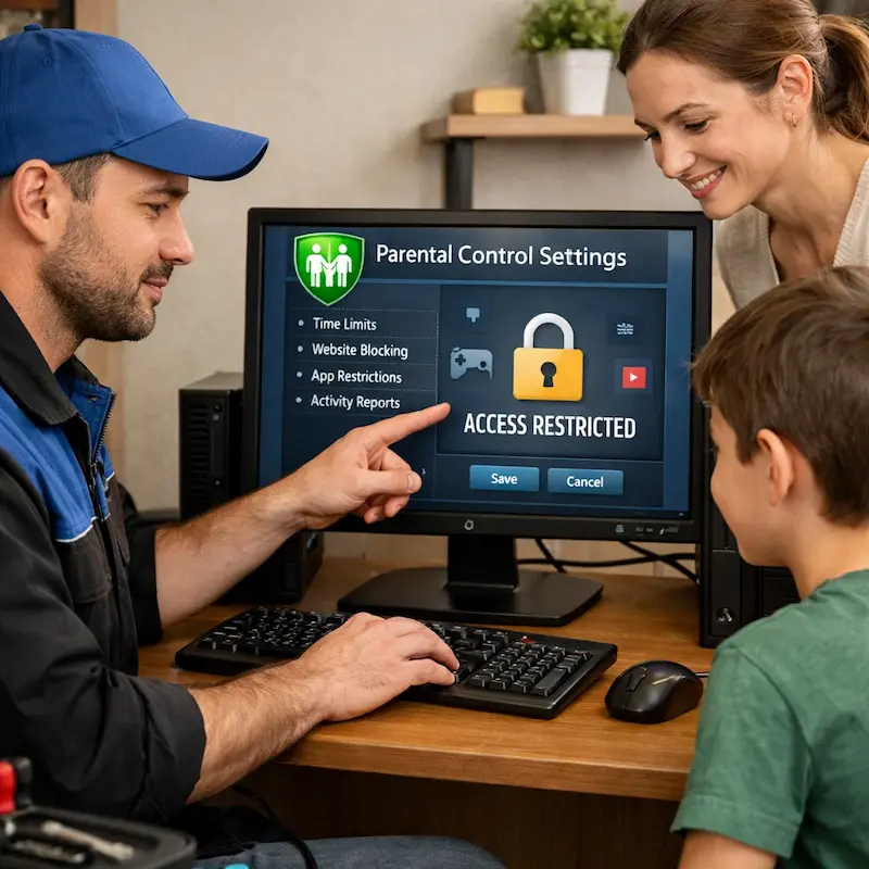 Родительский контроль на компьютере в Можайске