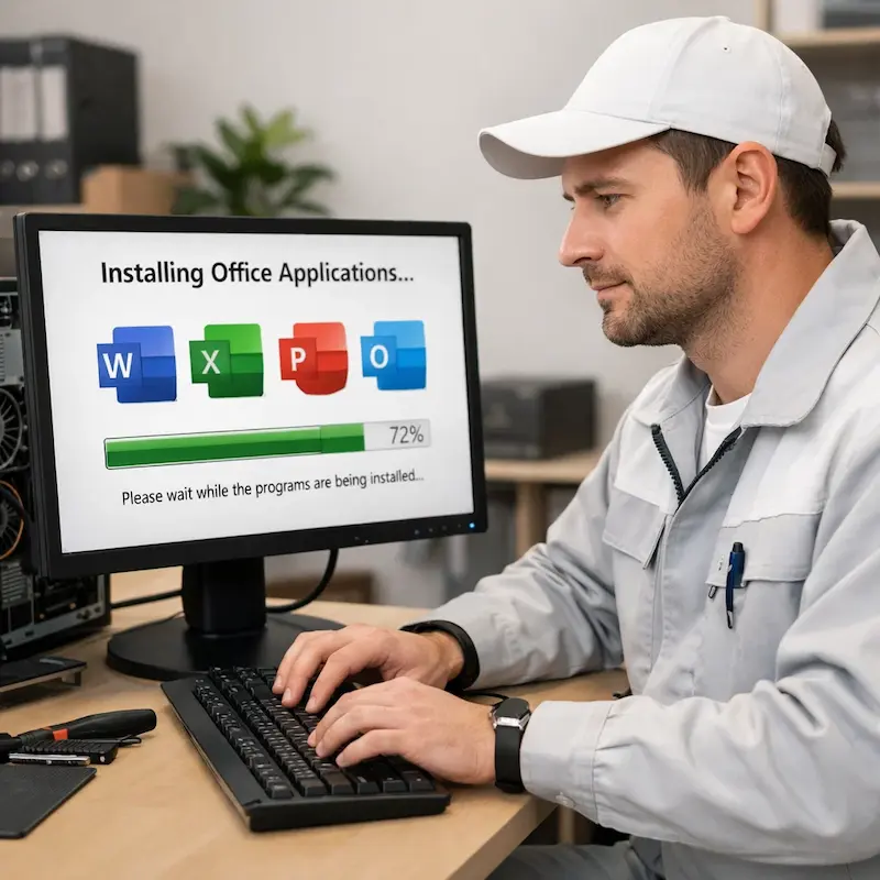 установка офисных программ на компьютер в Можайске