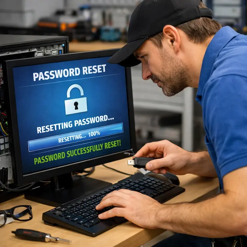 Сброс пароля от компьютера в Можайске