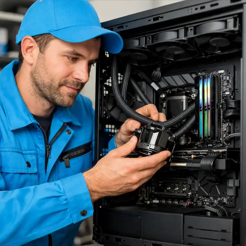 Установка СЖО на ПК в Можайске