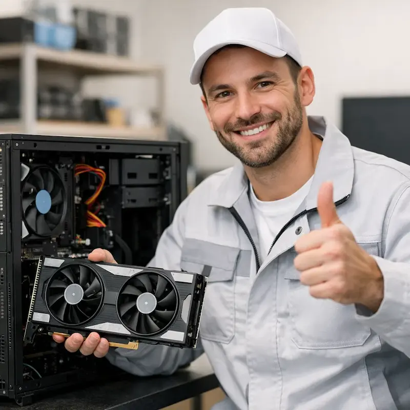 установка видеокарты на ПК в Можайске