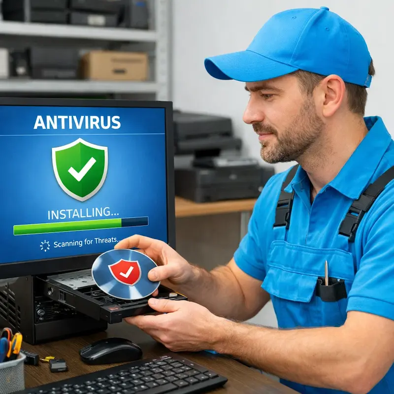 Установка антивируса в Можайске на дому